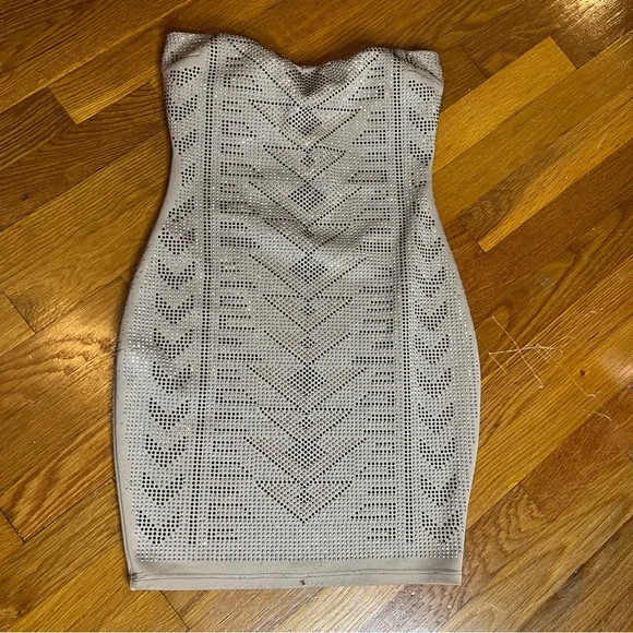 Arden B | Dresses | Arden B Sparkly Bedazzled Strapless Mini Party Dress  Size Xs | Poshmark